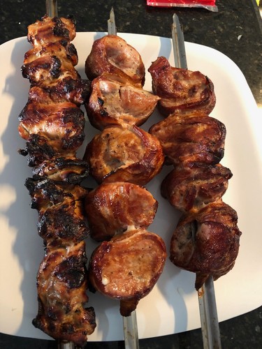 Brazilian Rotisserie BBQ Grill 6 Skewers Churrasqueira Giragrill 6 Espetos - Picture 6 of 7