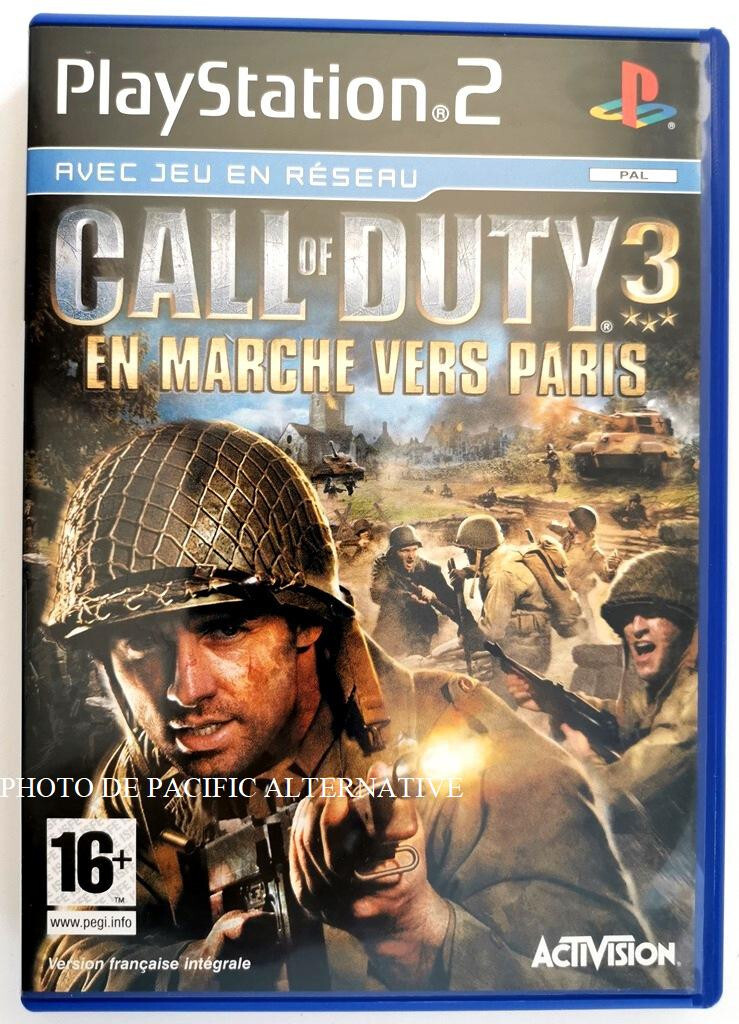 Call of duty 3 en marche vers Paris ps2 - Jeux vidéo