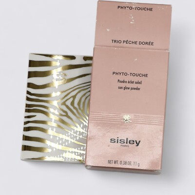 Sisley Phyto Touche Sun Glow Powder Trio Peche Doree 0.38 oz / 11g