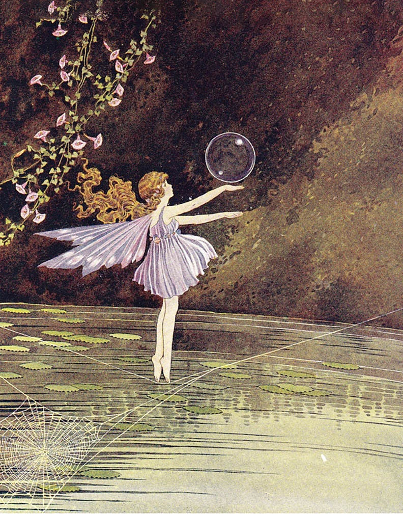 Fairy on a Spider Web with Bubble Ida Rentoul Outhwaite | eBay