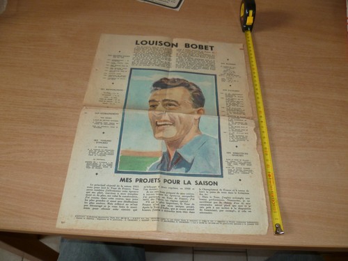 Journal L'Équipe – Louison Bobet, Cyclisme, Année 1949 – état Correct