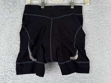 Louis Garneau Cycling Shorts Womnes Large Black Nylon Spandex Blend Padded