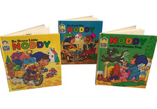 Noddy Books X 3 by Enid Blyton 1987 ( Be Brave Little ) ( Do Look Out ) ( And Th
