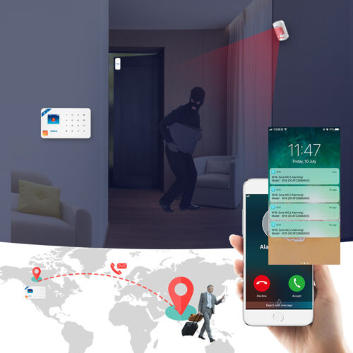 WIFI Tuya APP GSM Security Alarm System Home Anti-theft Burglar Motion Detector - Picture 5 of 48