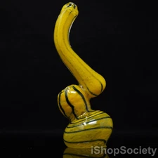 5.5" Frit Bubbler Tobacco Smoking Pipe Thick Collectible Bubbler Pipes - P525E