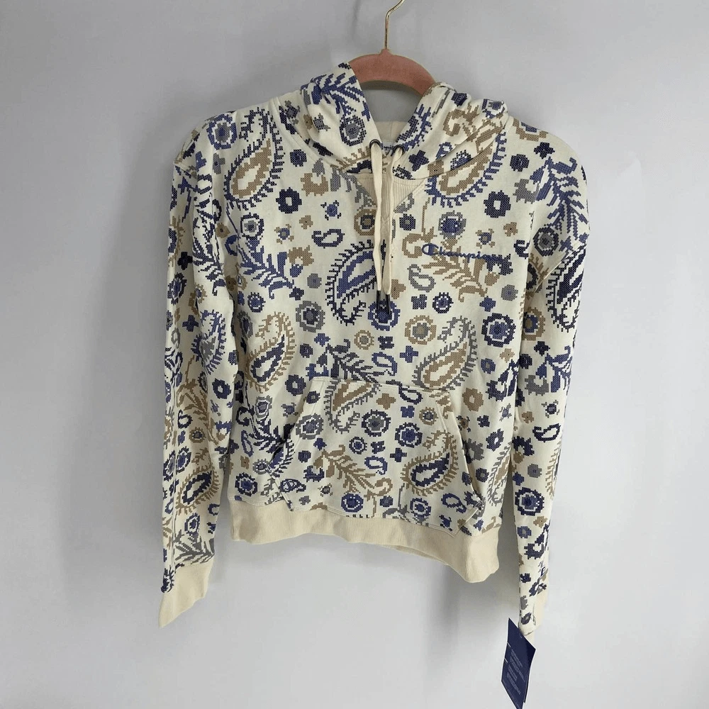 Women's champion store sweatshirt cream