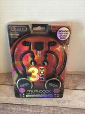 SENTRY MULTI 3 PACK NOISE REDUCTION STEREO SOUND HEADPHONES FOR LAPTOP,MOBIL,MP3