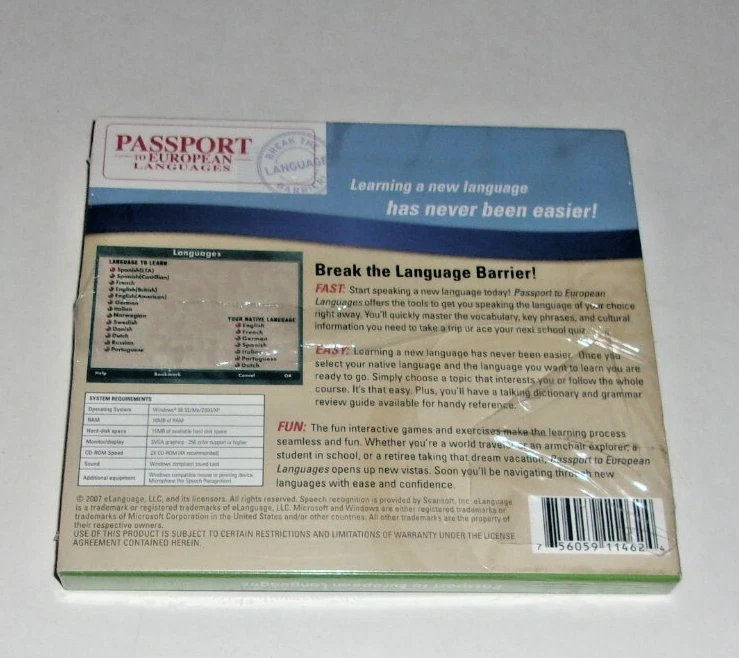 Passport To European Languages 2007 eLanguage CD - Image 2 of 2