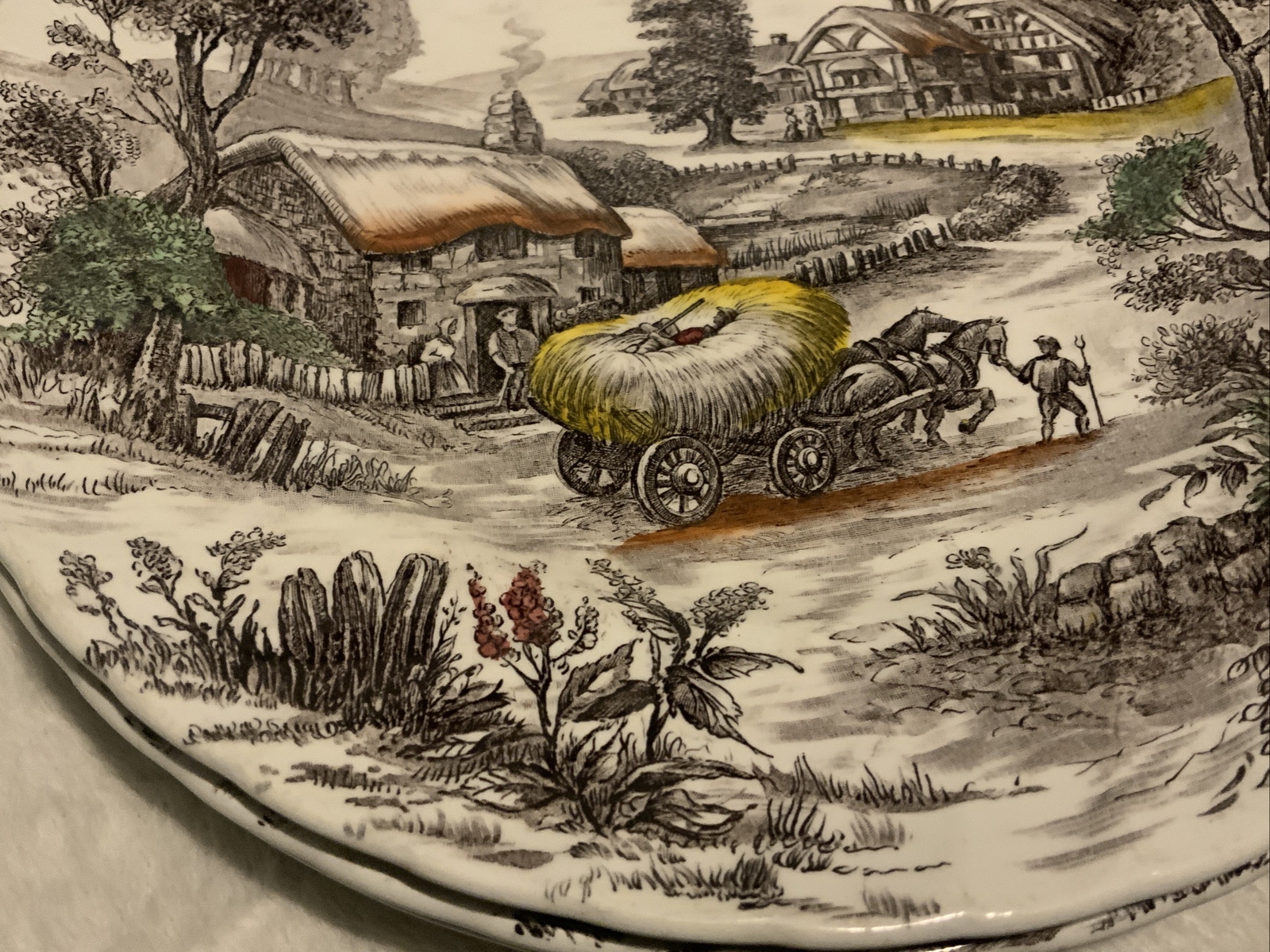 3 Yorkshire Staffordshire Ironstone 9 3/4" Dinner Plate England 4405 eBay