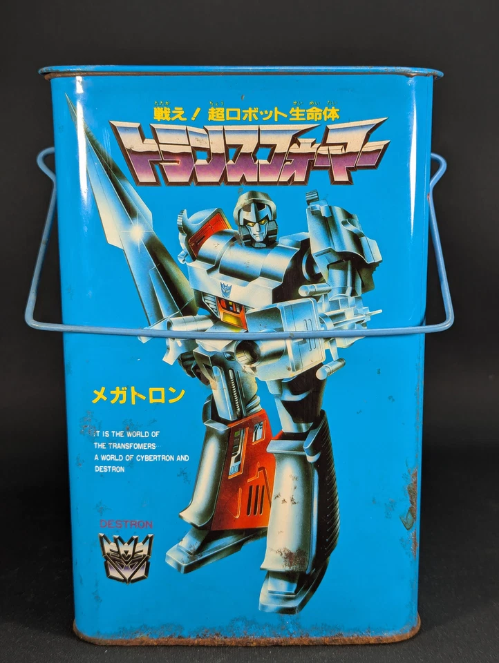 Transformers Kabaya G1 Convoy Confectionery Can Tin RARE VINTAGE Japan Takara - Image 4 of 4