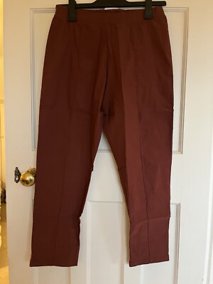 Tezenis Rosso Rapa Pull On Dark Red Maroon Trousers Size M BNWT