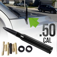 50 Cal Aluminum Bullet Short Antenna Kit Black For For Dodge Ram 1500 2500 3500