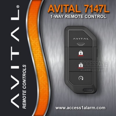 NEW Avital 2026 Model 7147L 4-Button Remote Control For Avital 4105L System