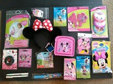 Disney Minnie Mouse Gifts Ears Figurines Lunch Jewelry Compact Clips Watch ETC 