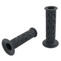 "Motorrad Griffgummi \"723\" Schwarz FüR 7/8\" 22Mm Lenker Offen 120 Mm Road Griffe"