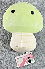 Mewaii Plush 8" Inch Mushroom Family Green Sea Turtle Kawaii Pillow Squish Toy