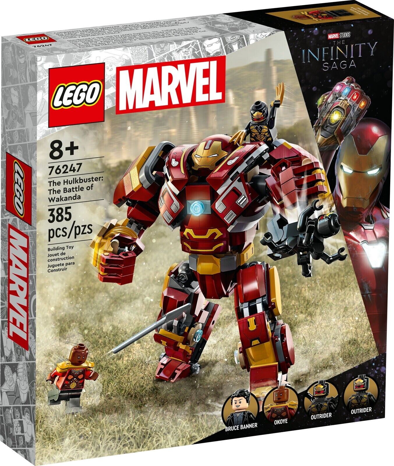 LEGO Marvel: The Hulkbuster: The Battle of Wakanda (76247) NEW (Damaged Box)