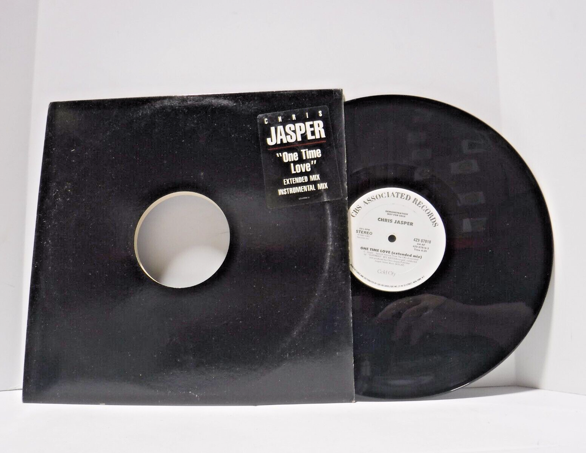 CRUSH withher vinyl レコード Chris Jasper One Time Love 33RPM 12