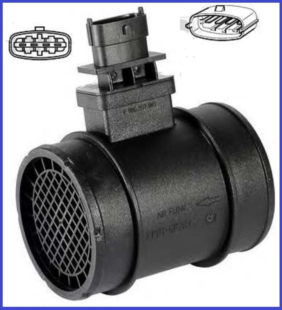 Débitmètre de masse d'air Fiat Grande Punto 1.9 JTD diesel 130ch