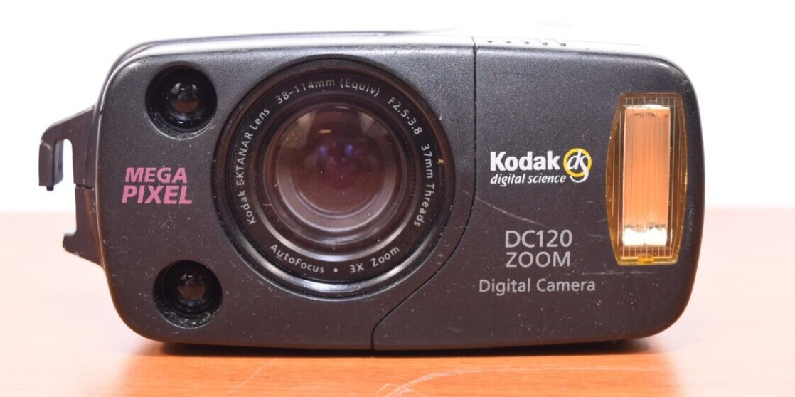Vintage Kodak Digital Science DC120 Zoom Digital Camera eBay