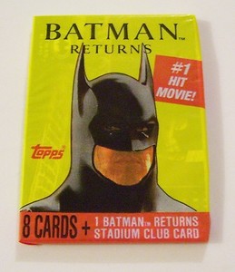 1 SEALED PACKAGE BATMAN RETURNS THE MOVIE TRADING CARDS & 1 STICKER TOPPS 1991 41116004827 | eBay