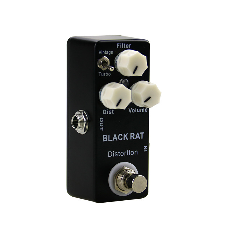 Upgraded Mini Rat Distortion Guitar Effects Pedal LM308 chip Based