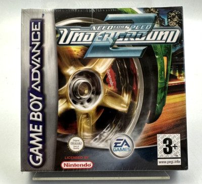 GBA Need For Speed Underground 2, neu und versiegelt