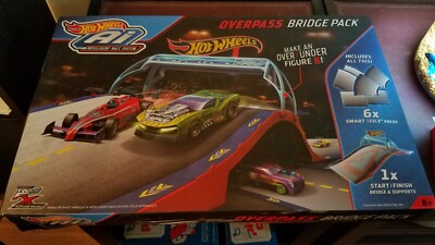 HOT WHEELS AI Track Overpass Bridge Pack Accessory Intelligent Race System