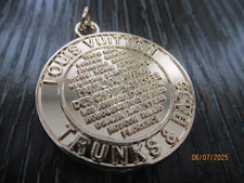 LV VUITTON ZIP PULL Charm 35x41MM , A  GOLD tone, THIS IS FOR 1