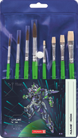 Brunnen Pinselset Robot Heroes Pinsel 4 Haarpinsel M. Synthetik 4 Borstenpinsel