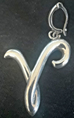 Vintage JCM JACMEL MAURITIUS Silver 925 Free Form Pendant