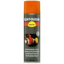 Rust-Oleum Hard Hat Top Coat Aerosol Heat Resistant Spray Can Paint 500ml  