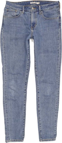 Jean Skinny VOLCOM Bleu Stretch Taille Basse W28 - Modèle Brodé, Occasion En Très Bon état