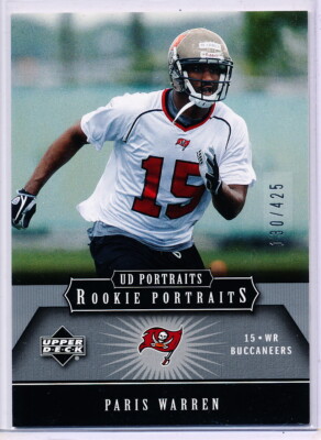 2005 UPPER DECK PORTRAITS ROOKIE PORTRAITS #147 PARIS WARREN RC