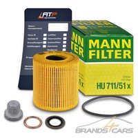 Mann ÖLFILTER+ÖLABLASS-SCHRAUBE FÜR Citroen Berlingo Bj 96- C2 1.1 1.4 1.6