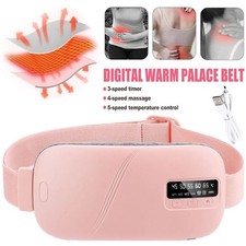 Electric Heating Menstrual Heat Pad Belt Woman Abdomen Period Pain Relief-Cramps