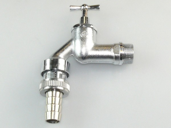 "SchlÖSser Knebel Auslaufventil 3/4\" DN20 Rv+Rb Zapfhahn Zapfventil Matt"-image