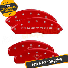 Mgp 10202smb2rd Gloss Red Caliper Covers For 15-20 Ford Mustang Mgp 10202smb2rd Gloss Red Caliper Covers For 15-20 Ford Mustang