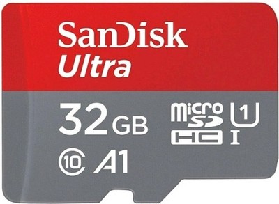 SanDisk Ultra 32GB microSDHC UHS-I Class 10 A1 High Speed Memory Card