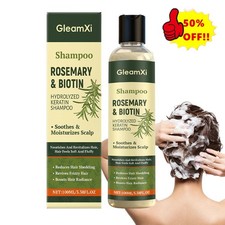 .Shampoo Rosemary  Biotin Hydrolyzed Keratin Shampoo Soothes Moisturizes Scalp