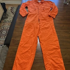 Walls Flame Resistant Coveralls Hi-Visibility Orange Size 38 Regular