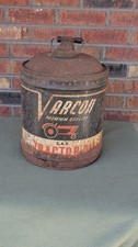 *extremely Rare* Vintage Varcon 5 Gallon Tractor Oil Can -no Dents-empty