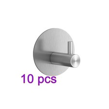 Stainless Steel Self Adhesive Hooks Strong Sticky Stick on Wall Door Hooks