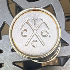 Silver Metal Shot Glass Small Cup w/ ST C C C...