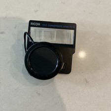 RICOH TC-9 Tele Conversions Lens Adaptor Auxiliary Kit with Case Lens Cap. S-1