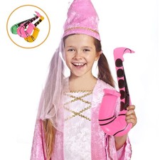 3 PCS Aufblasbares Musikinstrument Saxophon-party-requisiten Plastikfoto