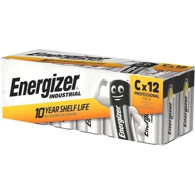 12x Energizer C Baby R14 LR14 Industrial Batterien 1,5V (12 Stück)