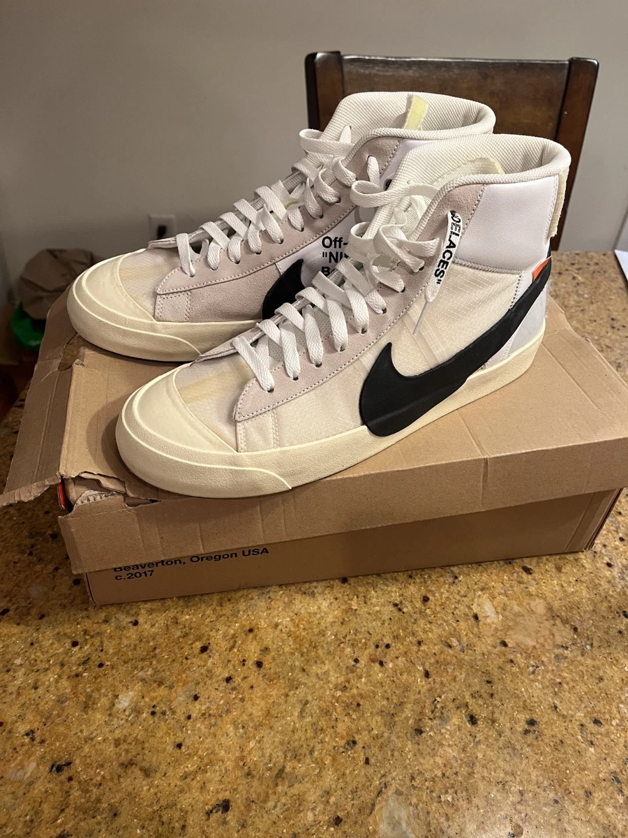 Preços baixos em Nike Off-White x Blazer Mid The Ten | eBay