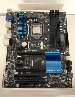 Mainboard Bundle i5-3450 / Z77X-D3H / 16GB RAM / CPU-Kühler