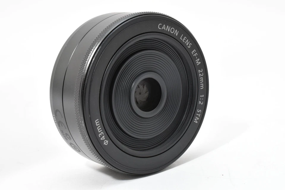 Canon EF-M 22mm f/2 STM Wide Angle Lens Black From JAPAN - Image 4 of 4